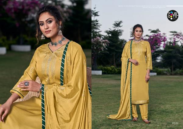 Four Dots Shubharambh 5 Designer Satin Festival Salwar 